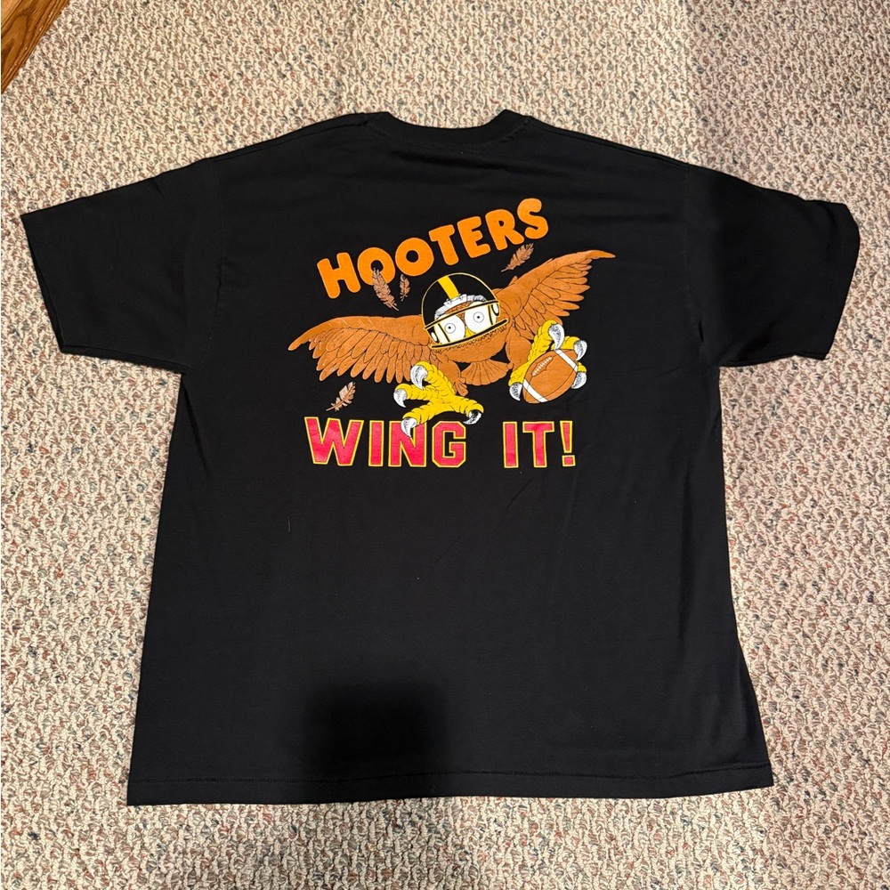 Vintage Rare Hooters Pittsburgh Steelers NFL Football Shirt